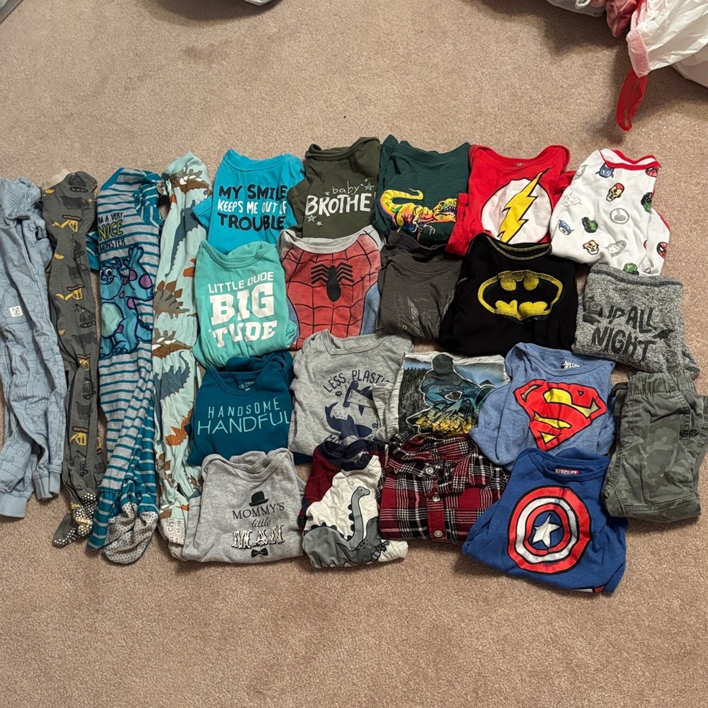 Bundle of boys Marvel Kids One Piece - Red and Blue